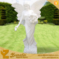 life size marble standing angel garden statues STUN-D021